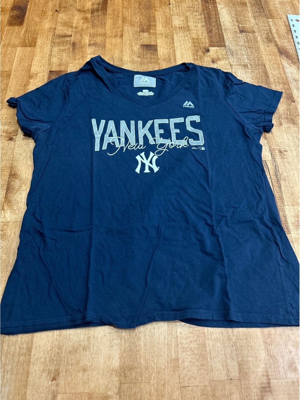 Majestic New York Yankees Navy Blue T-Shirt
